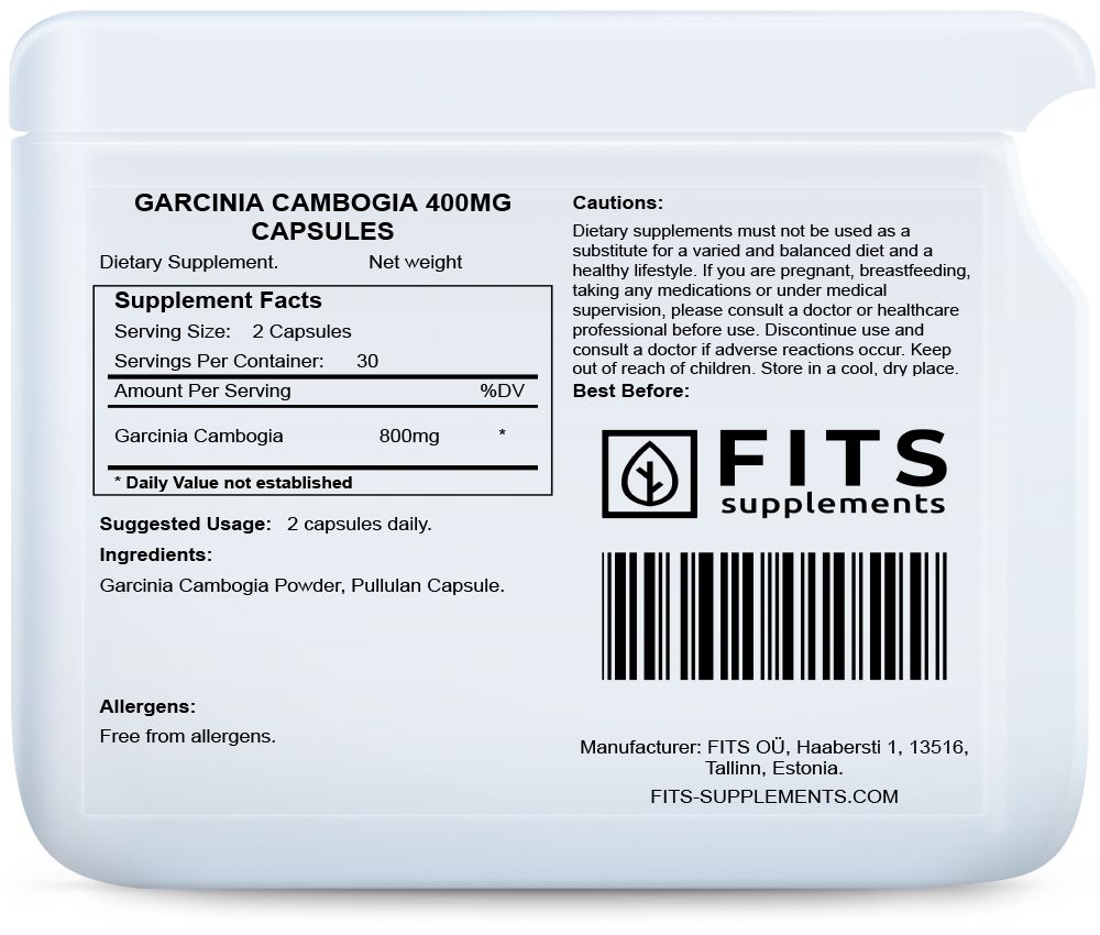 Garcinia Cambogia 400mg 60 κάψουλες