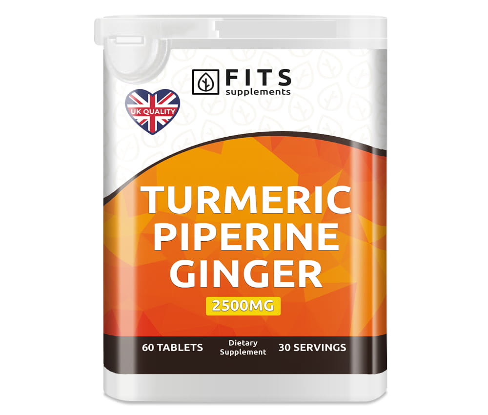 Turmeric Strong 2500mg with Ginger and Black Pepper 60 tablets