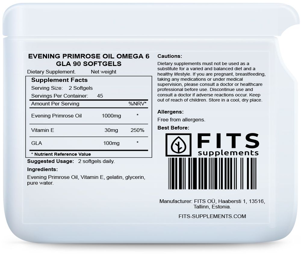 Έλαιο Νυχτολούλουδου Ωμέγα 6 GLA 90 μαλακές κάψουλες