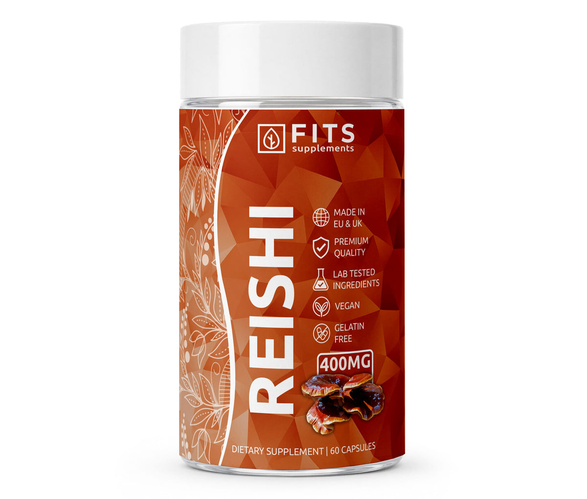Βιολογικό Reishi 400mg 60 κάψουλες