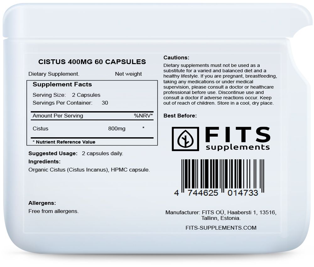 Κίστος 400mg 60 κάψουλες