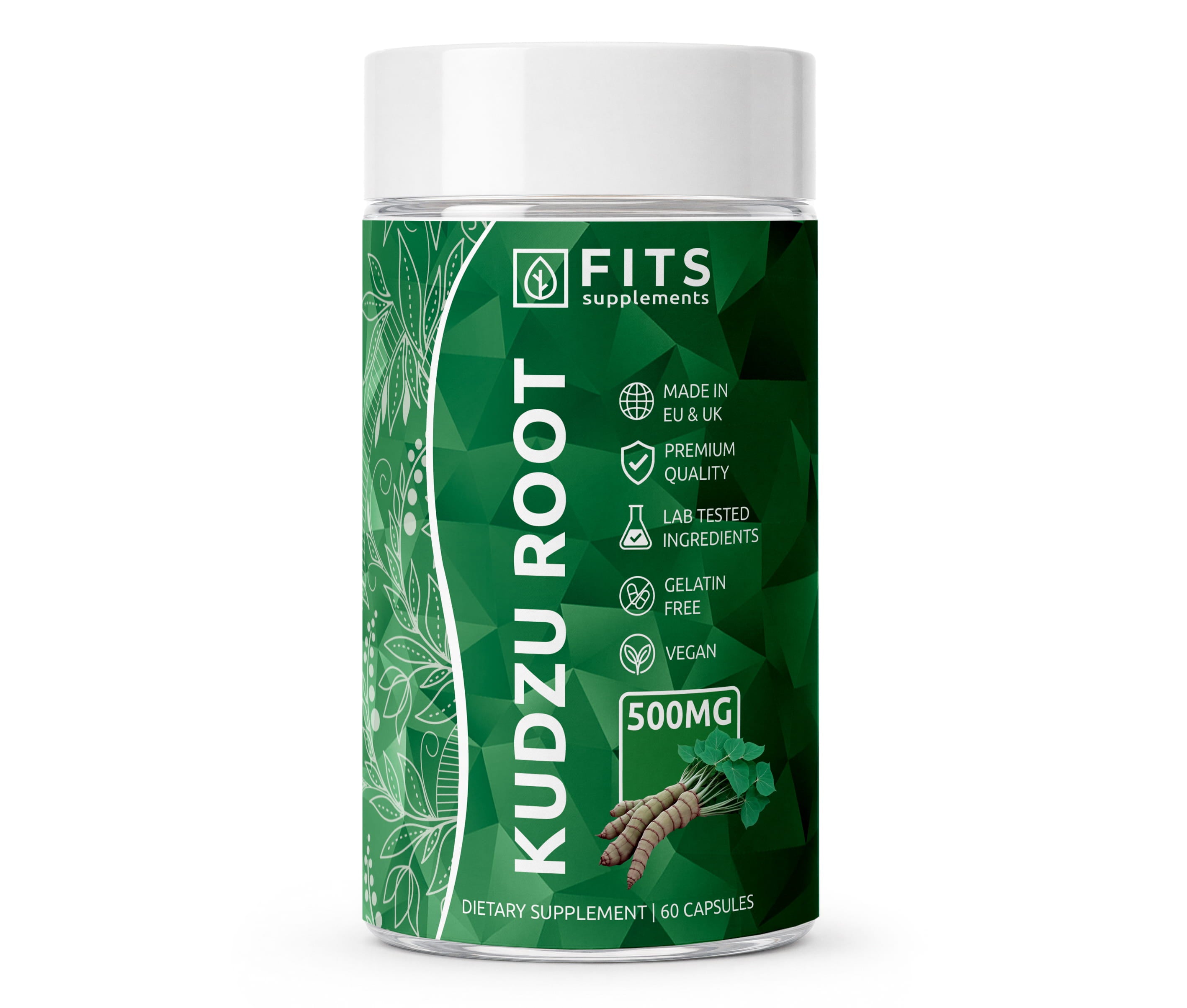 Ρίζα Kudzu 500mg 40% Ισοφλαβόνες 60 κάψουλες