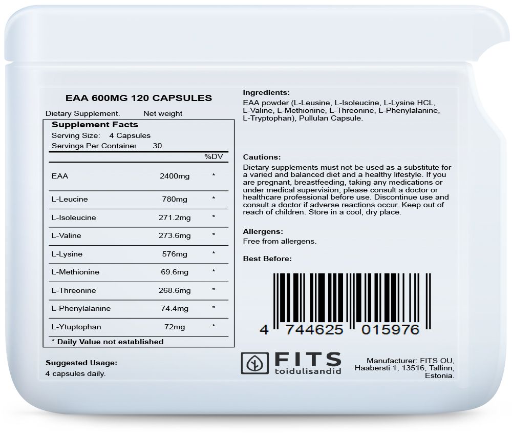 EAA 600mg 120 κάψουλες