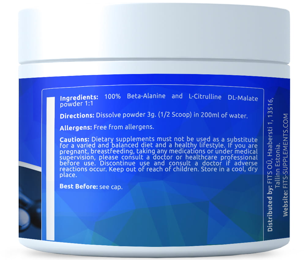 Σκόνη Βήτα-Αλανίνης και Κιτρουλίνης 200g