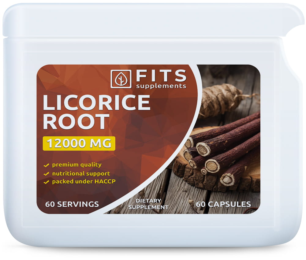 Γλυκόριζα Ρίζα Ισχυρή 12000mg 60 κάψουλες